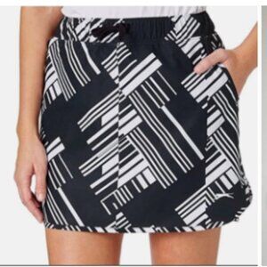 Slazenger Patterned Golf Skort in Black & White Size: L‎
